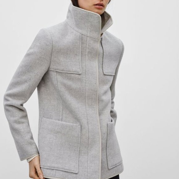 ARITZIA WILFRED FREE Vittoria Italian Wool and Cashmere Coat - Picture 9 of 9